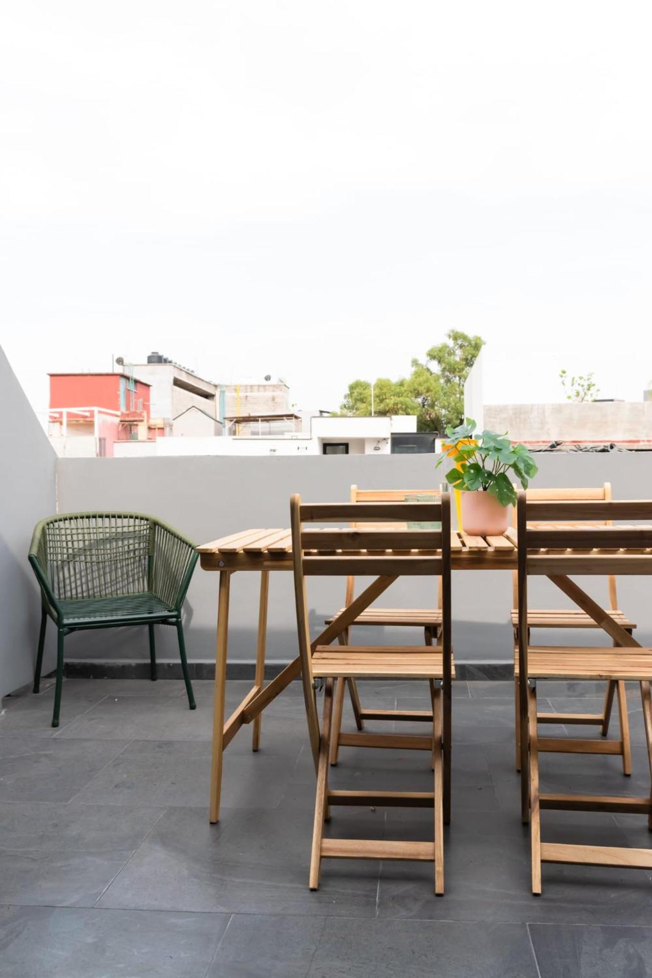 Terraza Gran Vista En La Condesa Apartment